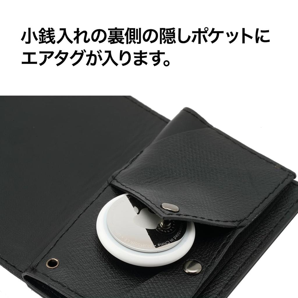 That Can Also Fit AirTag Wallet Made In Japan Genuine Leather Camel [Abrasus] "Small Wallet" Men's Women's
