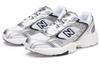 New Balance 452 White Black Women's Low-Top Retro Running Shoes WX452SA