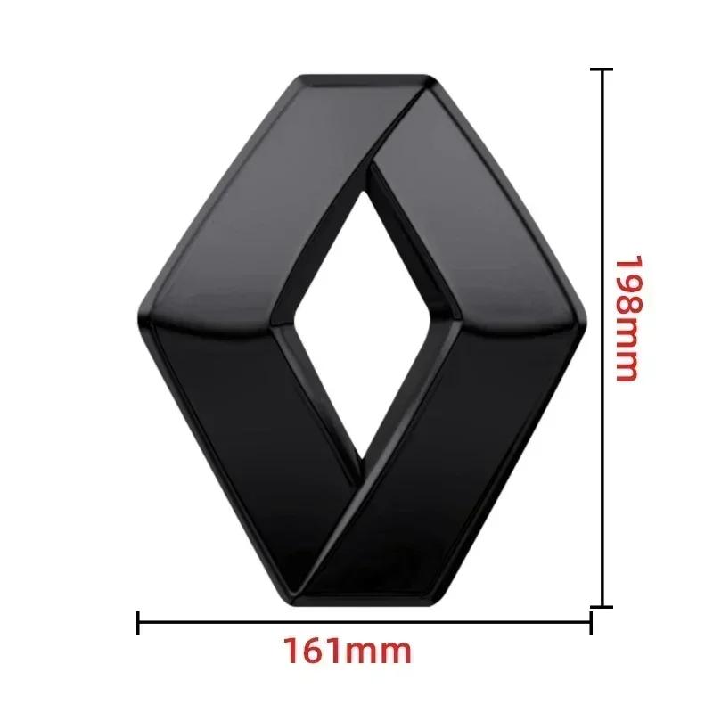 For Renault 2026 New Hub Caps ABS Car Modification Logo Sticker Car Hood Front Bonnet Grill Rear Trunk Decal For Renault Clio 4 