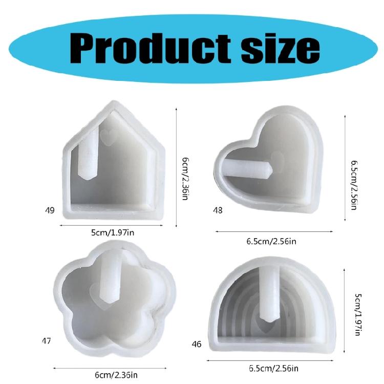 Элегантная прочная силиконовая форма-инструмент для цветочных горшков в форме радуги. Незаменимый аксессуар для домашнего использования. Энтузиасты эпоксидной смолы