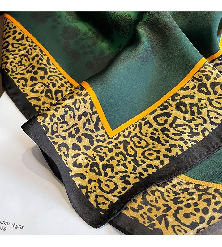 Классический шелковый шарф Женский модный квадратный шелковый шарф