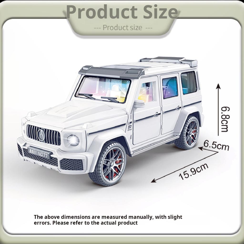 1/32 Scale Simulation BENZ G Plastic Car Toy Car Model Luminous Inertia Toy Die Casting Car Model Children Toy New Year Gift
