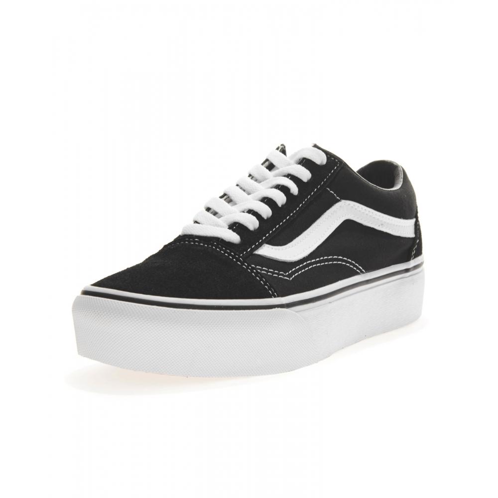 Vans Платформа Old Skool Черный Белый Vn0a3b3uy281 Платформа Old Skool Черный Белый