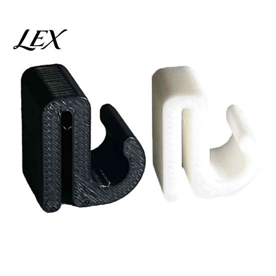 Weather Resistant Cable Fasteners Pergola Clip, Outdoor Light Wire Organizer Hook for 3-8mm Strings, Tool-Free Snap-On Easy Install String Hooks