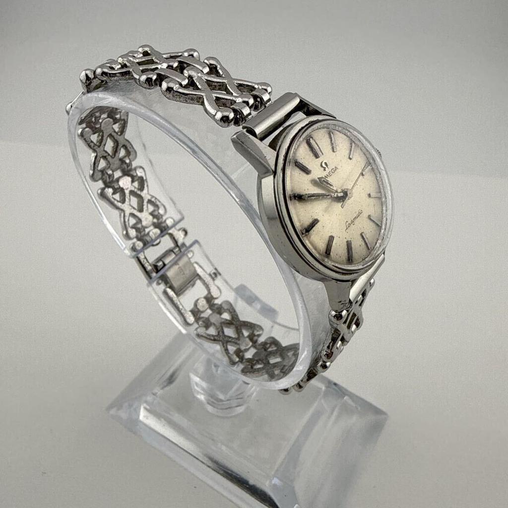 Б/у женские механические часы OMEGA Seamaster Ladymatic (С ручным заводом) Рабочий пункт [U416]