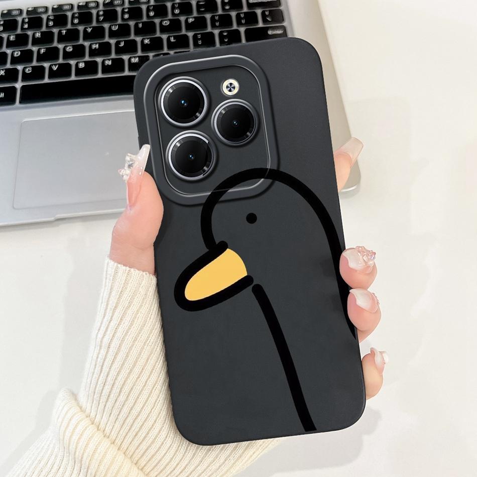 Чехол для Infinix Hot 40 Pro Hot 40 40i 40Pro Hot40 Hot40i Милый Мультяшный Панда Кролик Мягкий Силиконовый Ударопрочный Чехол для Телефона