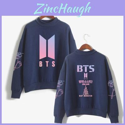 Bts Kpop Свитер In Bloom Унисекс Худи Jung Kook Bangtan Boys Стильный Удобный Смесь хлопка