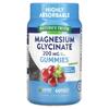 Glycine Magnesium Gummies, Natural Grape Flavor, 200mg, 60 Vegan Gummies (100mg Per Gummy)