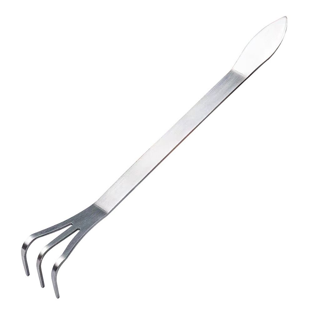 Handheld Stainless Steel Root Rake Mini Gardening Rake Garden Utensils Bonsai Tweezers Loosen Soil