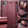 CaseMe-023 Flip Leather Case For iPhone 17 Pro Max Luxury Magnetic Wallet Card Slots Cover Stand Protectives Skins Shell