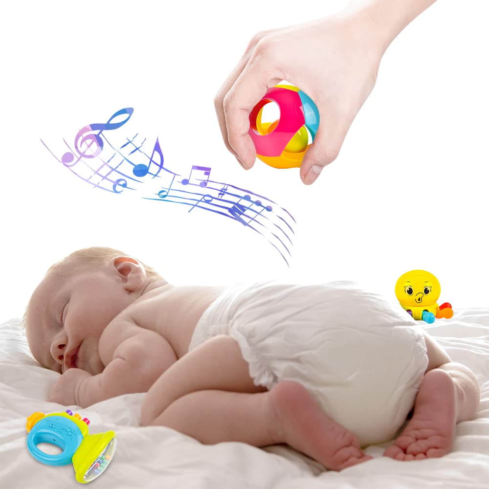 Погремушка Погремушка 10 шт. Набор Погремушка для прорезывания зубов Ручная погремушка Погремушка Игрушка-пилинг Набор Первая игрушка Популярная игрушка для прорезывания зубов Погремушка Игрушка-пустышка Развивающая соска-погремушка для малышей