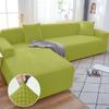 Solid Color Elastic Sofa Covers for Living Room Stretch Slipcover Armchair Couch Cover Corner L Shape Sectional Sofa Protector