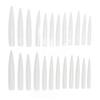 240 Pcs Long Stiletto Nail Tips Clear White Professional False Nails Full Cover Extra Long Nail