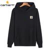 carhartt 2025 Новая весна и осень Большие размеры Тонкий стиль Ткань Наклейка Логотип Хлопок Капюшон Парная Толстовка