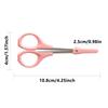 Multifunctional Beauty Makeup Scissors Stainless Steel Round Head Nose Hair Scissors  Makeup Tools