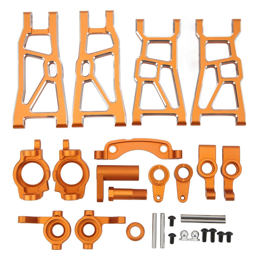 RC Upgrade Parts Kit Aluminium Alloy High Strength Suspension Arm Steering Assembly Set for ZD Racing 10 1Celsius10