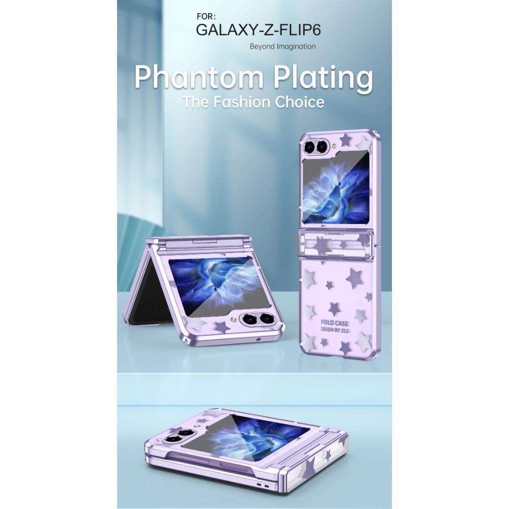 Роскошный защитный чехол со звездами для Samsung Galaxy Z Flip 6 5 4 3, противоударный чехол Star Twinkle