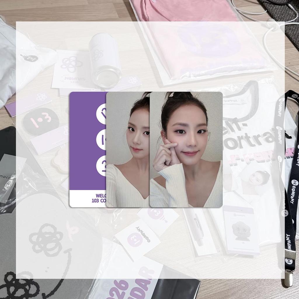 Подарок: Открытка на День Рождения JISOO и Ограниченный Фотокарточка - Коллекция BLISSOO
