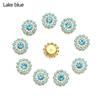 Steel Bottom Hat Accessories Crystal Glass Stone Clothes Decoration Rhinestone Buttons