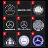 Car Sticker 2Pcs Led Car Door Welcome Light Logo Projector For Mercedes Benz GT W223 W639 W168 W245 W215 W164 X164 W204 W219 W20