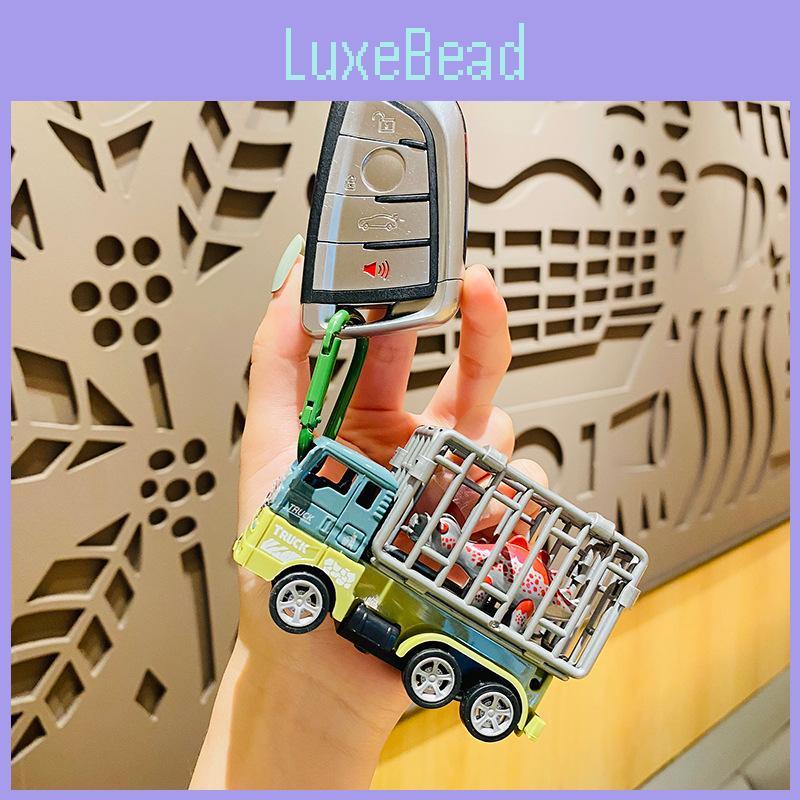 Adorable Cartoon Dinosaur Car Keychain Cute Gift For Couples Kids Friends