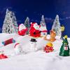 1PC Creativity DIY Resin Ornaments Micro Landscape Gift Mini Accessories Christmas Decorations Adorn