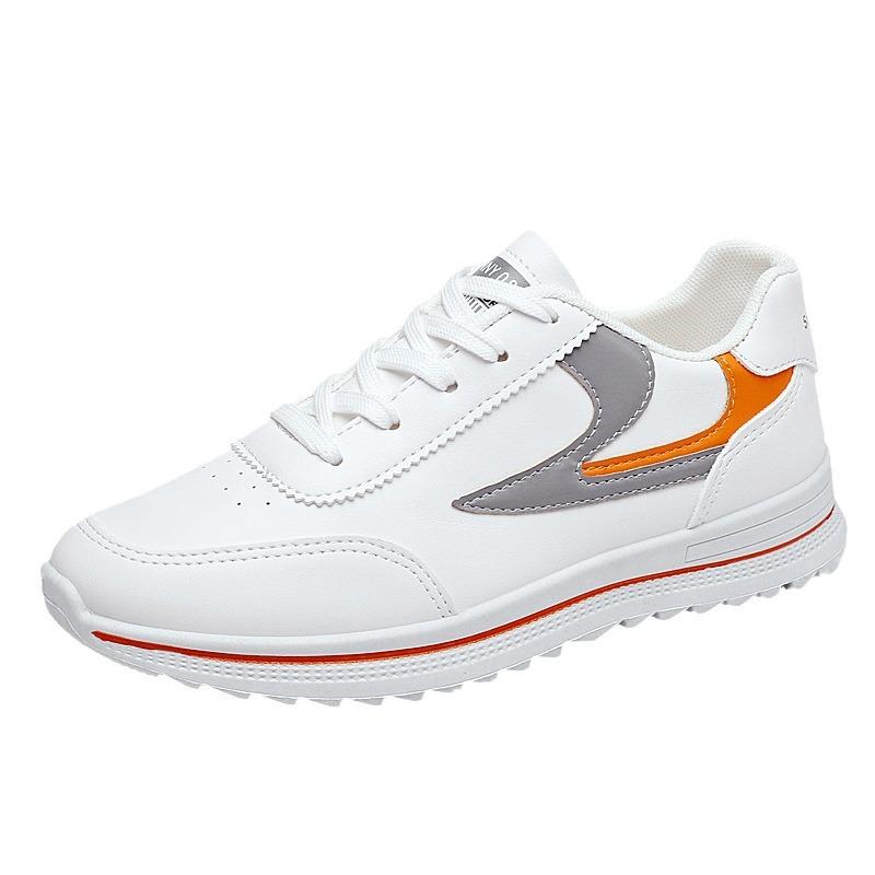 Белые туфли, женские кроссовки, уличная женская повседневная прогулочная обувь на плоской подошве