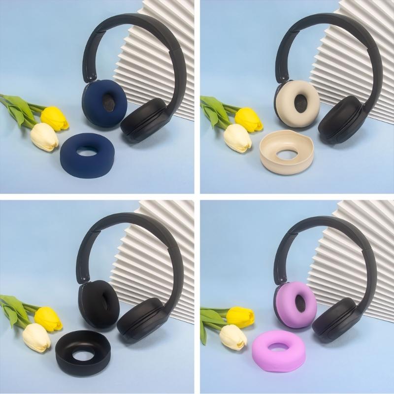 Silicone Ear Pads Caps Protective Cover for WH-CH520 Earphone Keep Headphones Safe and Secure Earpad Cushions
