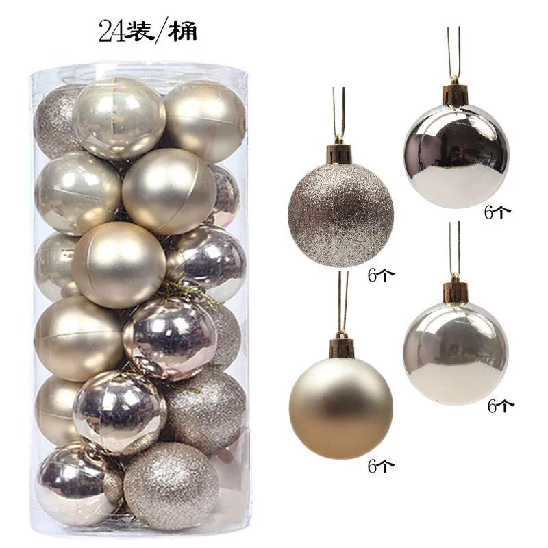 Christmas Tree Decoration 36Pcs 3CM Christmas Balls Pendant Ornaments Party Accessory Home Decor Navidad 2027 New Year Gifts