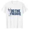 Freddie Freeman American Baseball Player Print Loose Round Neck Pure Cotton Short Sleeved T-Shirts Unisex