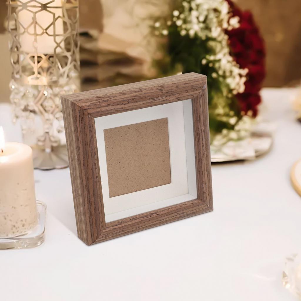 Small Photo Frame Square Table Hollow Home Decoration