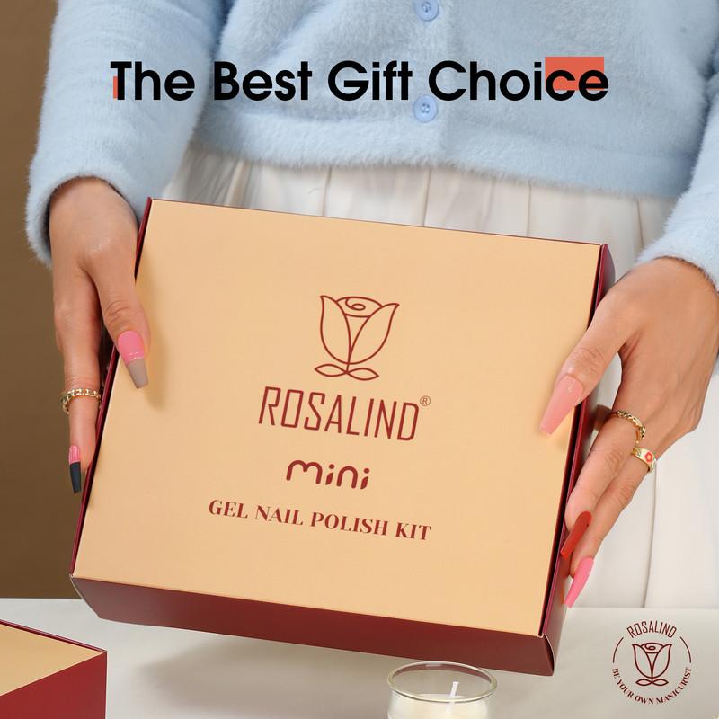 ROSALIND 6/38/48 цветов, набор гель-лаков для ногтей, гель-лак для замачивания, УФ-светодиодный маникюрный гель, полупостоянный гибридный базовый верхний гель-лак для дизайна ногтей
