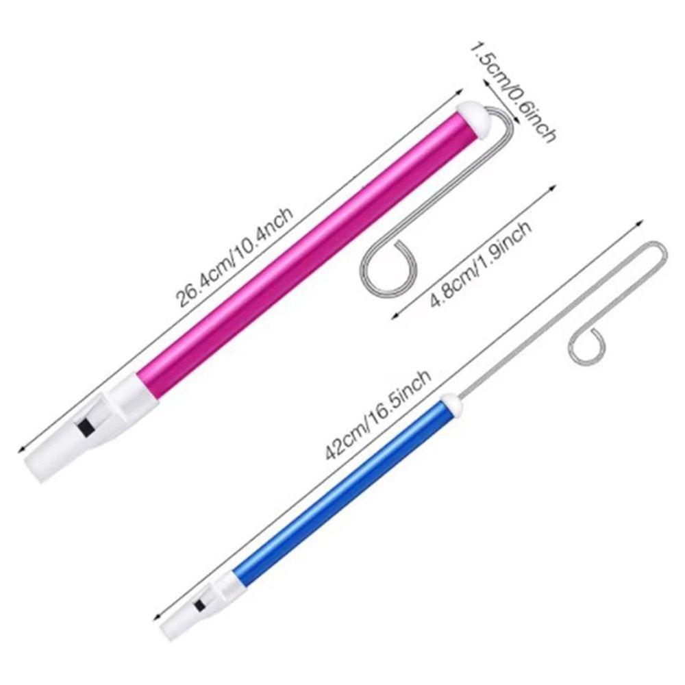 Funny Blowing Flute with Steel Sliding Rod Sliding Flute Slide Whistle Toy  Kid Children Baby