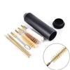 7pcs/set Multipurpose 9mm Pocket Size Pistol Professional Gun Cleaning Kit Hand Gun Rod Brush Hunting Gun Bore Gleaning Tools