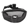 Breathable Dog Mouth Guard Adjustable Short Snout Dog Muzzle Snug Fit Flat Face Muzzle  Lick Stop