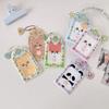 Cartoon Animal Cute Card Holder Kawaii Rabbit PVC Photo Frames for Girls Room Decor 3 Inch Kpop Photocard Sleeves Wholesales
