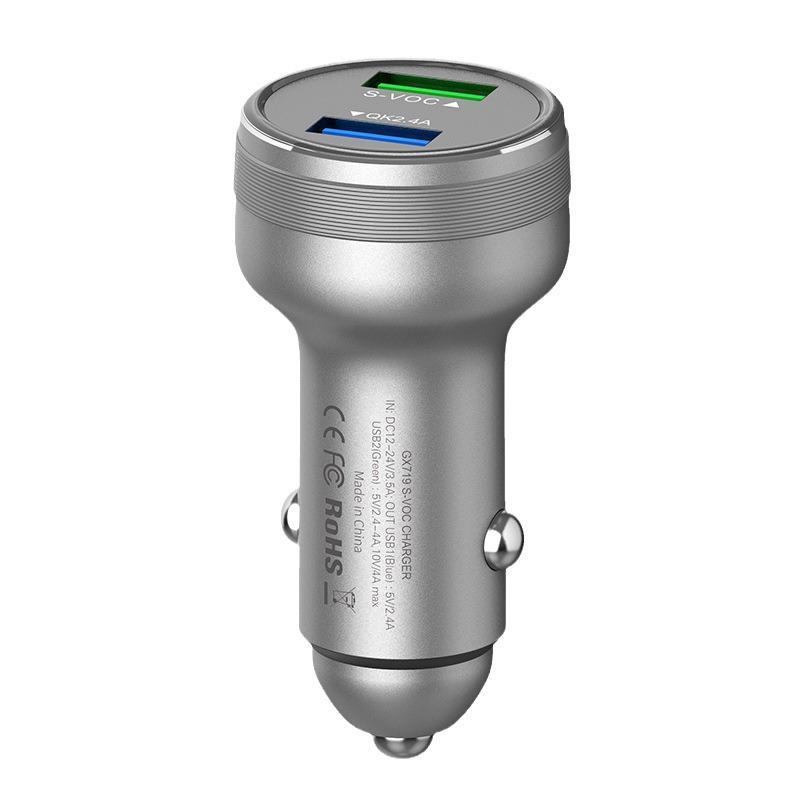 Супербыстрое автомобильное зарядное устройство PD 66 Вт для Huawei, Apple и Oppo