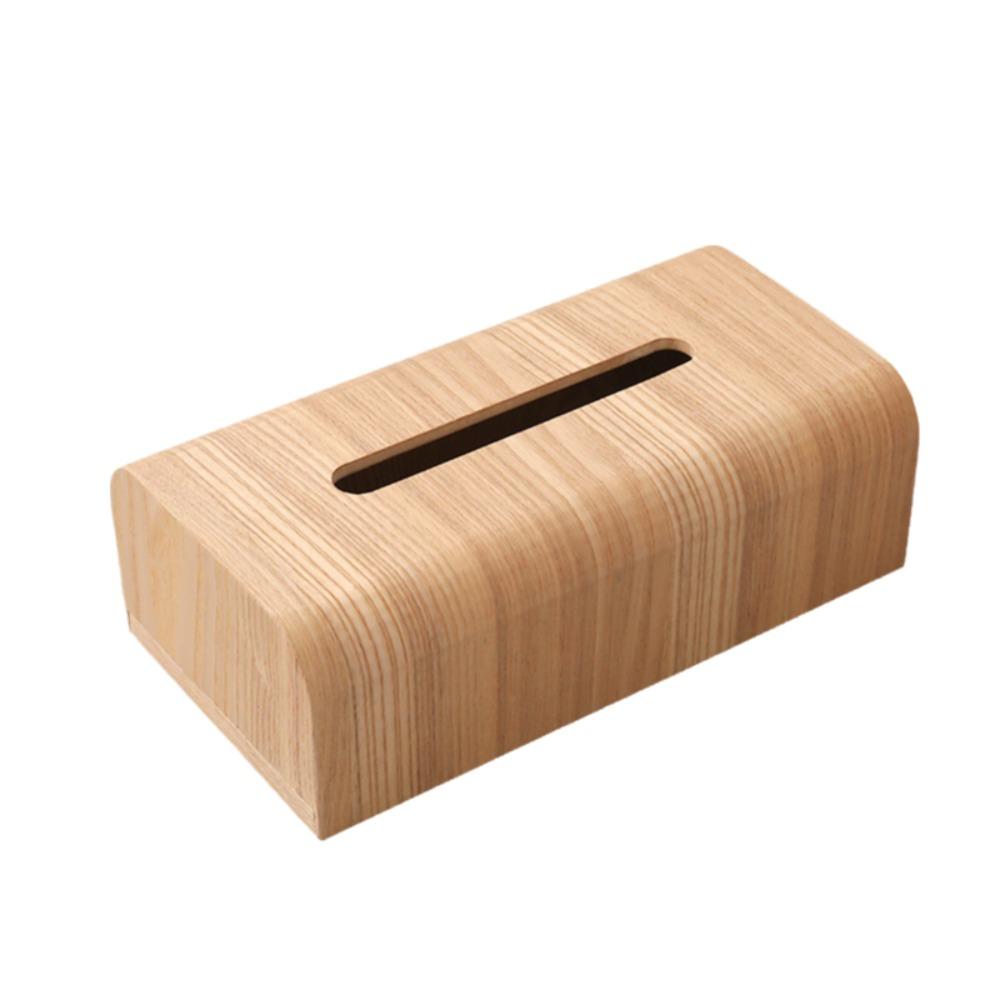Drawer Design Solid Wood Tissue Box Simple Tissue Holder Desktop Ornament Tissue Case Bathroom