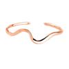 Trendy Fashion Adjustable Arc Bending Girls Opening Bangle Jewelry Simple Bracelet Women Gift