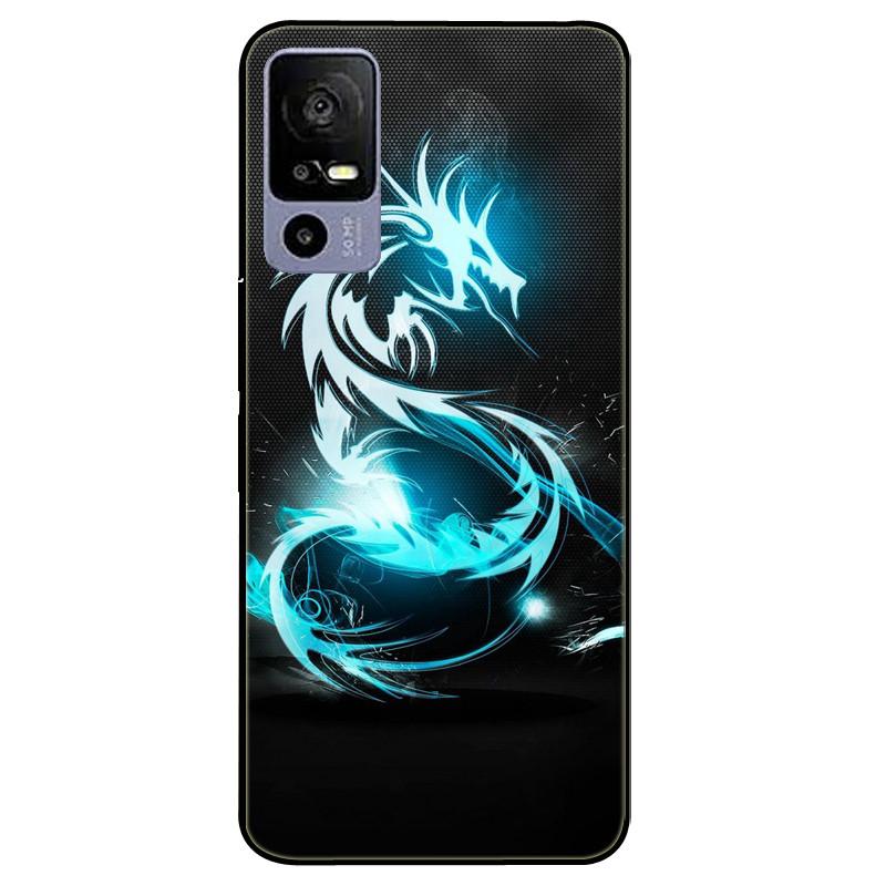 Capa For TCL 40 NxtPaper 5G 2023 Lion Cat Soft Case Silicone Black Covers For TCL 40 NxtPaper 5G 40 NxtPaper Coque Fusion Bumper