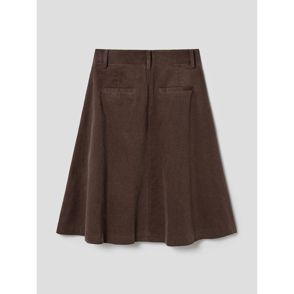 8SECONDS A-Line Midi Skirt Brown