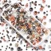 Бусины CCB 4-14 мм, россыпью, разделители, круглые бусины для изготовления украшений, бусины с большим отверстием, материалы для браслета-шарма DIY, ожерелья, оптом