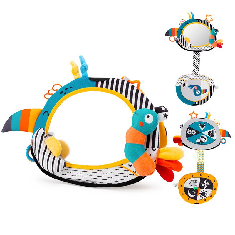 Детское Ха-ха Интерактивное Зеркало Регулируемое и Складное для Развития Зрения и Тренировки Навыков Захвата Рукой