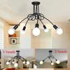 Nordic Minimalist Living Room Lamp Bedroom Room Lamp Modern Round Wrought Iron Dining Room Lamp ( Bulb Not Included)
