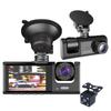 Kawlity 3 Camera Drive Recorder Маленький Drive Recorder для автомобилей 1080P Full HD Качество изображения Всенаправленная защита Сверхширокоугольная 3-камерная
