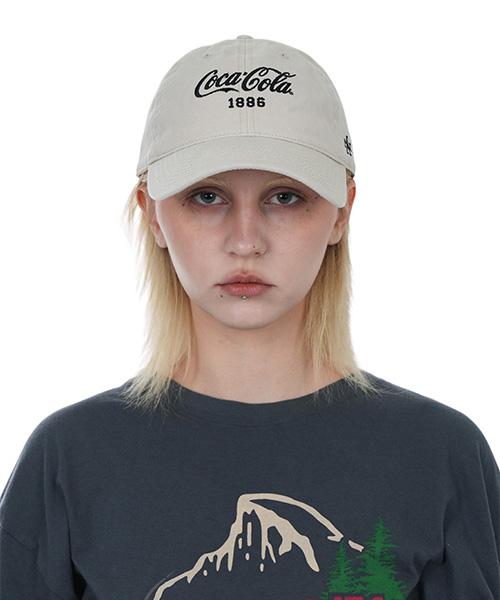 Кепка-бейсболка Amelikannideul Coca-Cola 1886 Logo Ballpark Cap - Каменная
