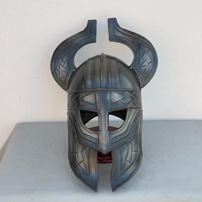 Ручной Железный Металлический Рогатый Шлем Рыцарь LARP Костюм