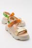 Women's Casual Sandals Arey Orange Multi Summer Shoes