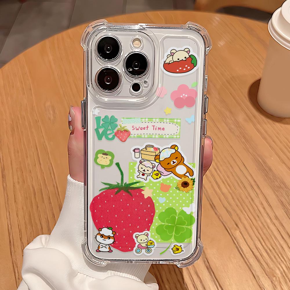 Чехол для телефона Rilakkuma для vivo V40 V30 V29 V27 V27E V25 V23 Y02 Y76 Y38 Y28 Y03 Y17s Y19S Y78 Y36 Y27 Y35 Lite Pro 4G 5G
