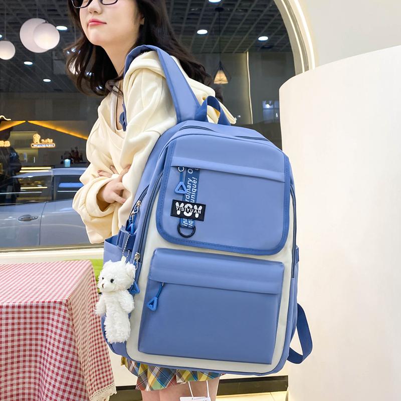 Женский школьный рюкзак из четырех предметов